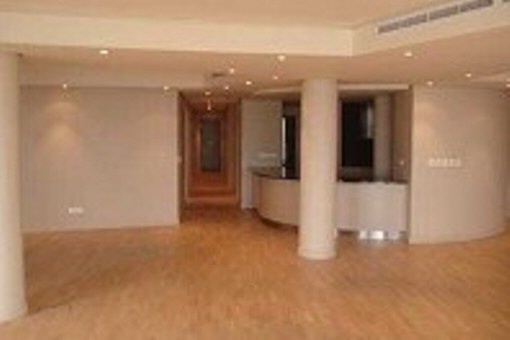 Living room with kitchen