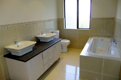 Bathroom with two basins