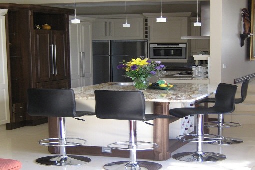 Kitchen with dining are