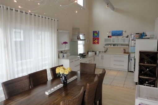 Kitchen with dining area