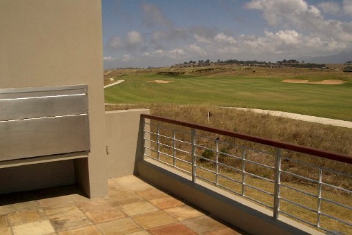 View from one of the two balconies