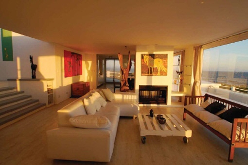 Living Room with a large sofa